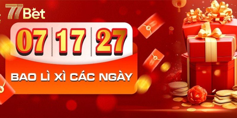 Tham gia khuyến mãi 77Bet, bạn sẽ có cơ hội nhận được các phần thưởng hấp dẫn