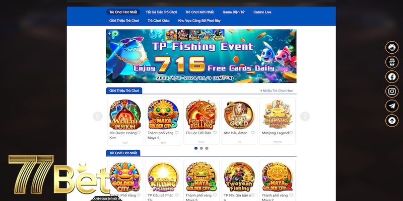 Các lý do nên chơi game slot 77bet