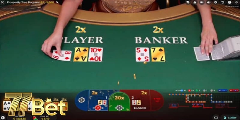 Cách chơi Baccarat 77bet chuẩn đem lại giây phút tuyệt vời