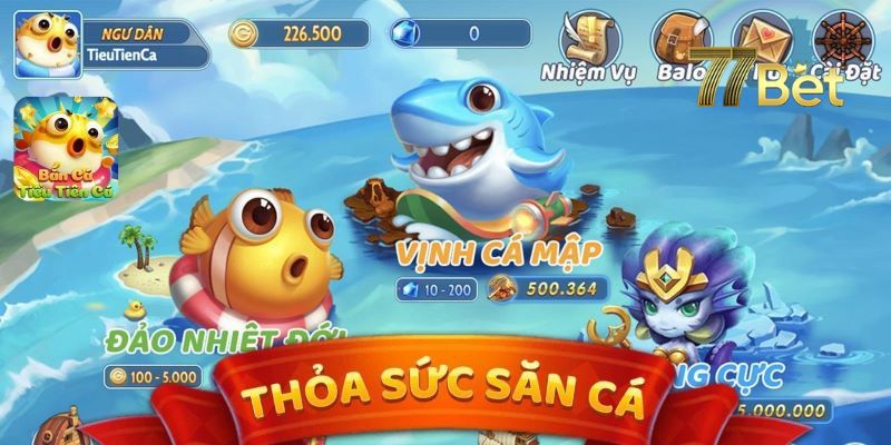 Kinh nghiệm cá cược 77BET với game bắn cá